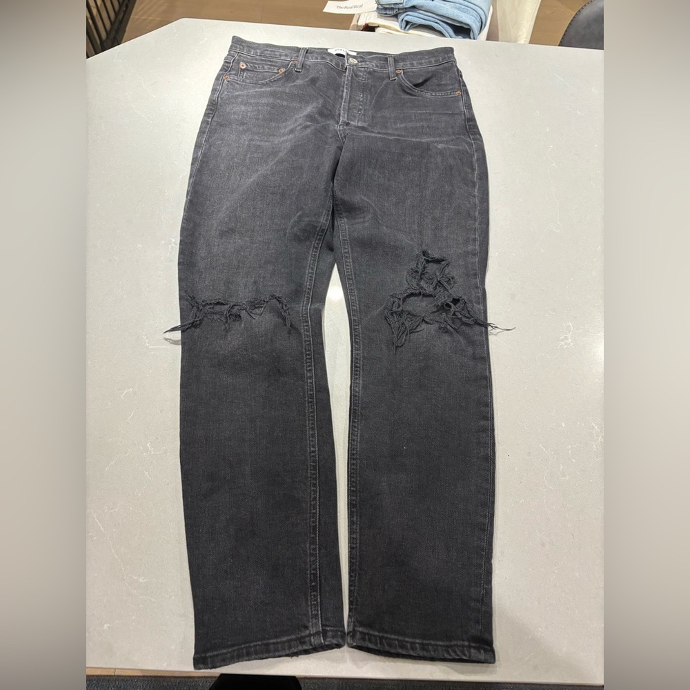 Agolde Charcoal Denim skinny jeans